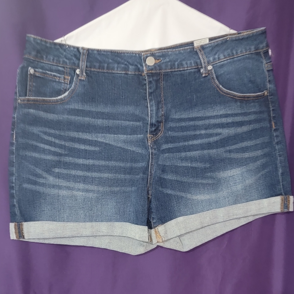 Time & Tru Jean shorts